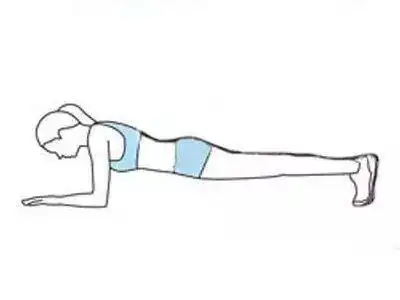 平板支撑女孩简笔画 简笔画图片大全-普车都