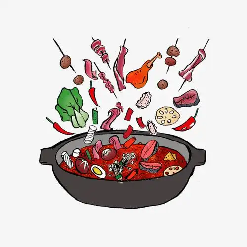 画火锅食材的简笔画 火锅简笔画食材