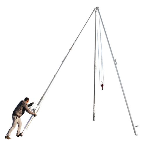 立杆机电力水泥杆人字抱杆独脚扒杆三角架山坡立杆其他起重工具