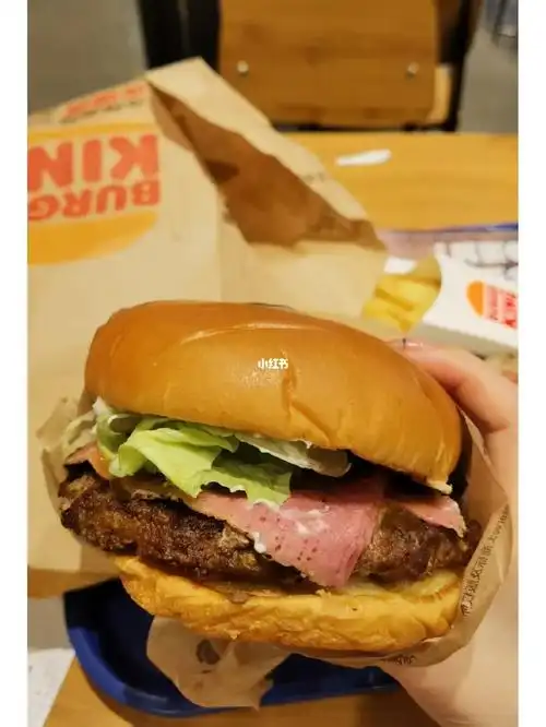 汉堡王大嘴安格斯牛肉汉堡