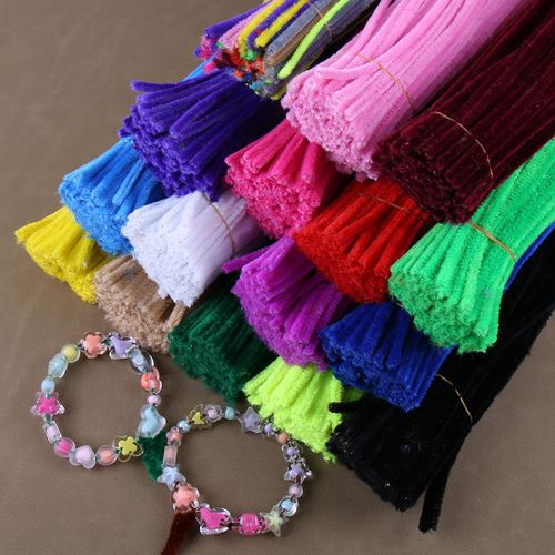 扭扭棒diy饰品儿童幼儿园创意亲子手工制作毛根毛绒条花束材料包