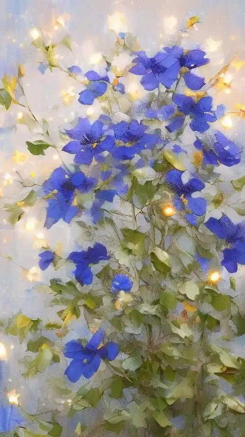 雾霾蓝手机壁纸💫,仿佛置身于星空之中✨