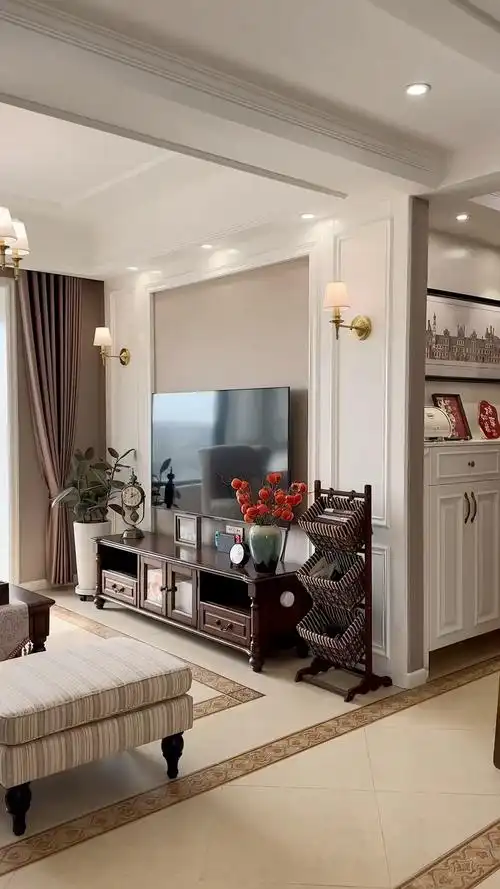 136平简美式混搭风格,一共花了30多达不溜,有的姐妹说太贵了,有的姐妹