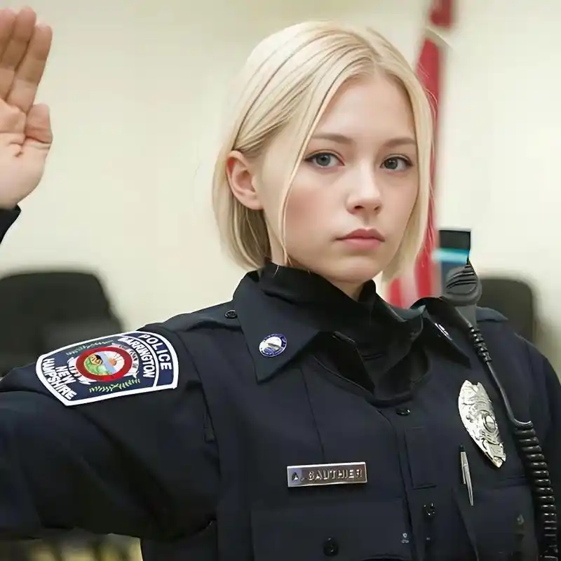 这名美国女警,像是从cosplay里面走出来的人物