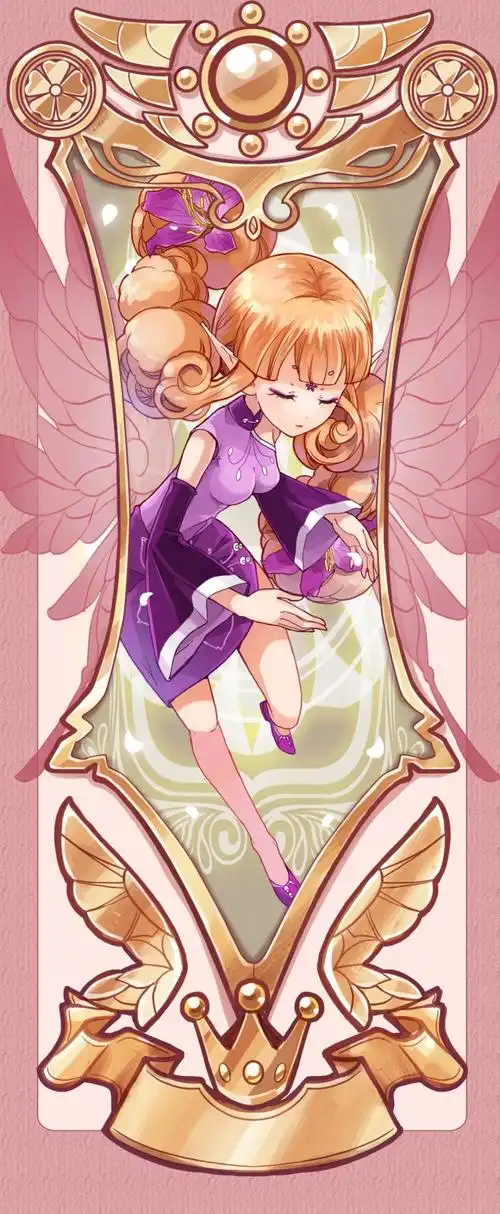 花精灵王卡牌 紫荆花(初始)