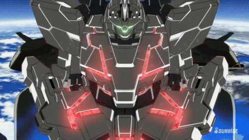 "独角兽"系机体"爆甲"非常酷炫,这一设定还同样影响到了之后的"υ高达