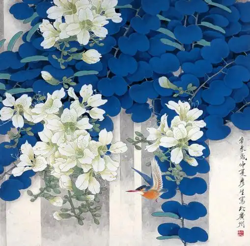 现代工笔重彩花鸟画,自于非暗之后,又有几代画家接踵而来?