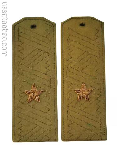 1980年代 苏联武装力量 陆军少将衬衣肩章