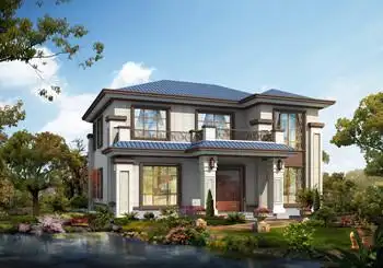 80m简约二层农村自建楼房设计图,小宅基地的福音