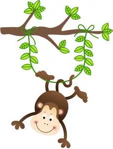 在树上的猴子图片-在树上的猴子素材-在树上的猴子插画-摄图新视界