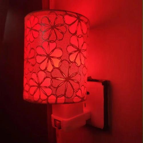 矢向夫妻房间情调灯氛围灯小夜灯插电式遥控变光小夜灯房事助力灯紫色