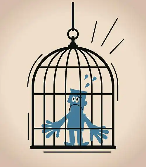 商人男人政治家毫不畏惧地捏着拿着炸弹