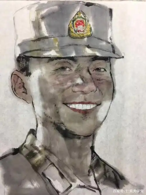 庆祝建军93周年,画一幅《和平富贵图》,向中国军人致敬