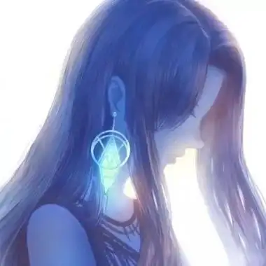 动漫头像女生唯美蓝