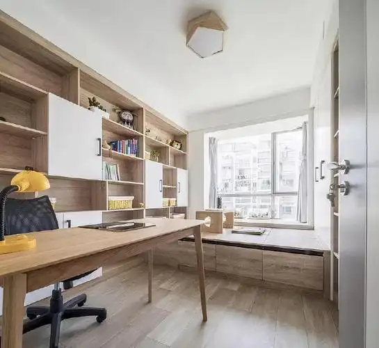 榻榻米床柜一体效果图榻榻米的25种组合设计案例