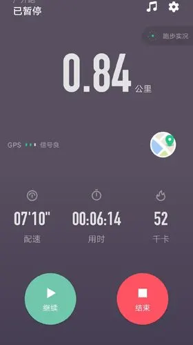 今天完整的八百米的成绩是: 不合格