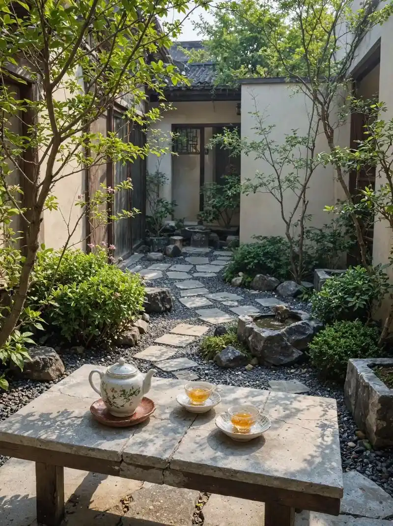 庭院设计 #中式庭院 #园林景观设计 #别墅花园 #禅意生