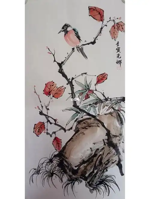 国画  #写意国画  #临摹  #国画花鸟