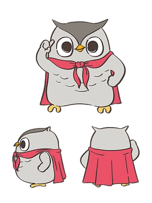 猫头鹰ip形象拟人设计