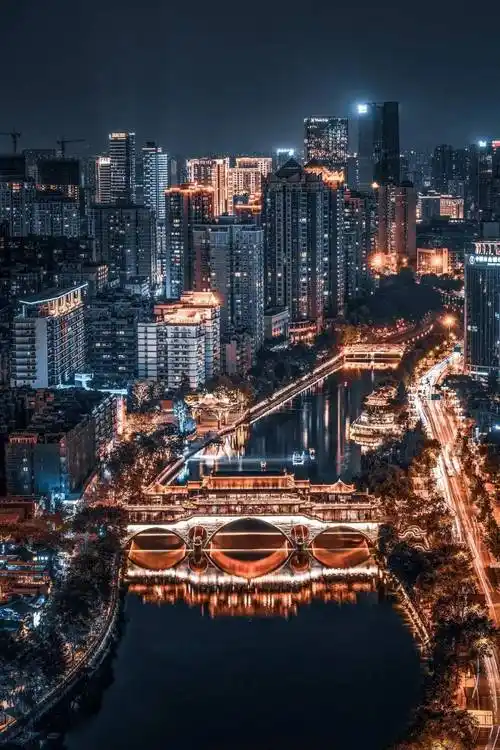 四川,夜太美!_城市_成都_夜景