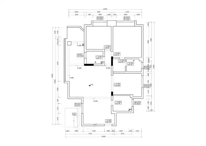 鑫苑名家150平米现代简约风格装修设计效果图