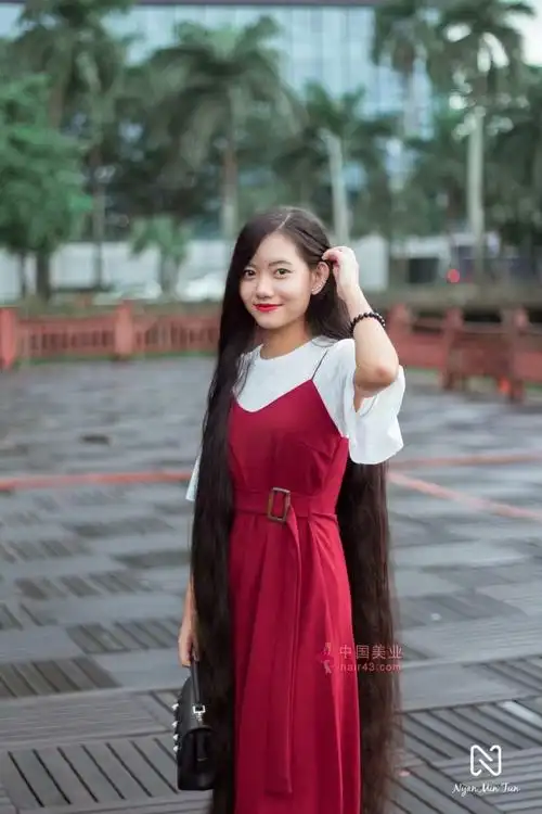 缅甸长发女nyan min jun及腿长发美照66张(9)