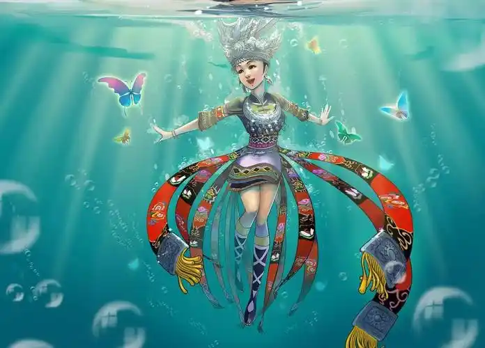 苗族美神仰阿莎 有了动漫形象