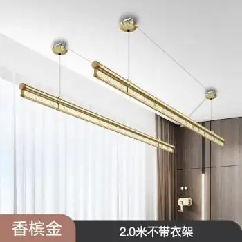 可狄 好太太阳台晾衣架手摇品质阳台晾衣架升降手摇双杆式室内手动