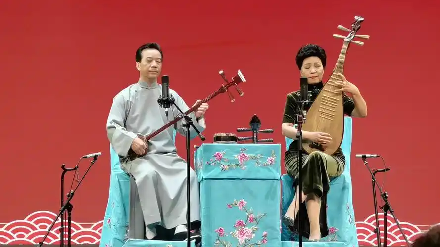 评弹开篇《宝玉夜探》片段徐调丽调对唱,范林元,周红