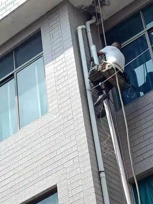 东阳外墙雨水管安装更换义乌高空更换落水管污水管