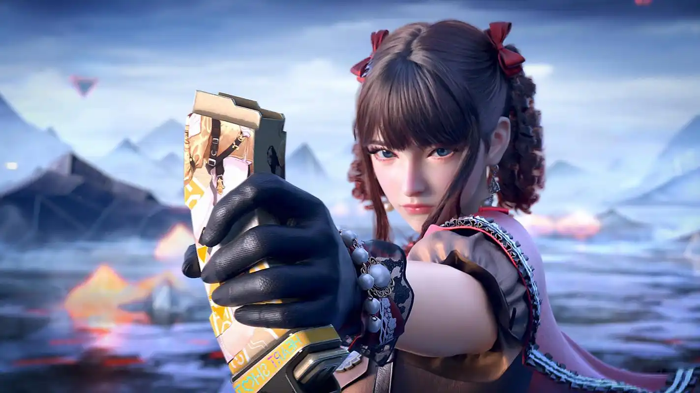 动漫女神|cf穿越火线高清壁纸:heartshot电竞女子战队由五位青春少女