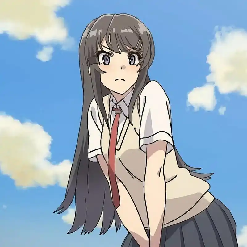 人活着不就是为了#樱岛麻衣# #动漫女生头像# #头像