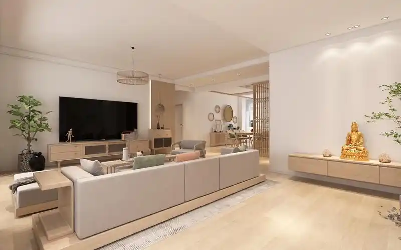 130㎡日式风格装修设计清新淡雅活生生的家装界教科书