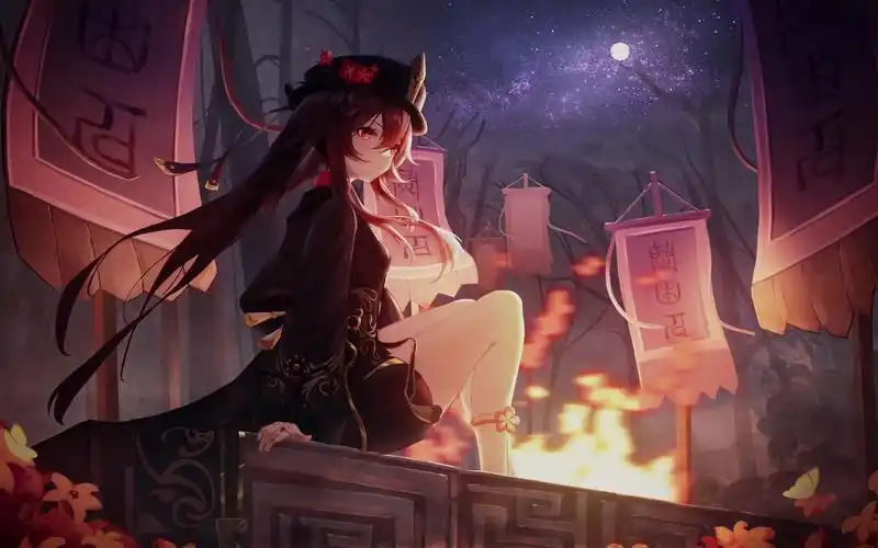 【原神/4k】胡桃动态壁纸