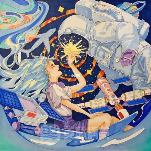 视觉传达手绘作品8215"科技感"主题