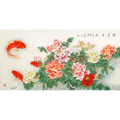 职业画家 李万《富贵有余》