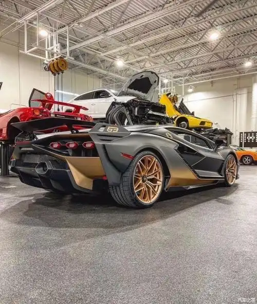 兰博基尼sian渐变色定制涂装限量63台