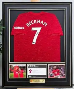 小贝签名球衣panini 曼联贝克汉姆亲笔签名球衣英格兰帕尼尼出品