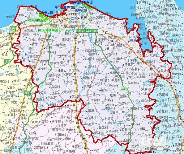 海口市地图