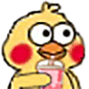 画了个鸡|小黄鸡喝奶茶表情包合集大全(芋泥波波奶茶~)