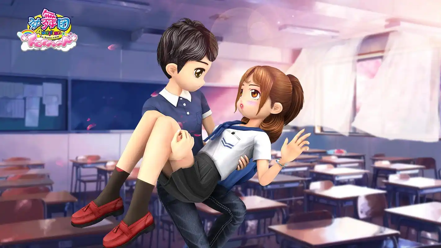 桃花朵朵开《劲舞团》春季壁纸大放送