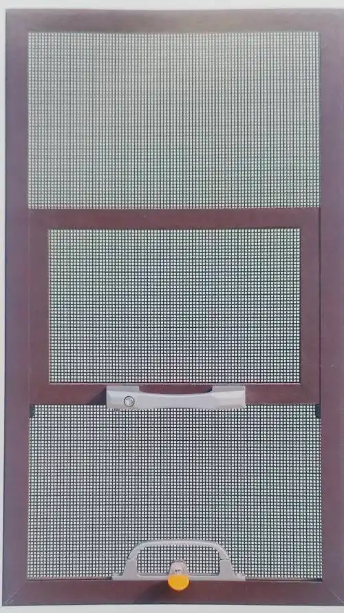 南昌鑫隆来门窗住房平开窗的没有纱窗怎么办可以设计防蚊防盗金刚网