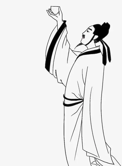 卡通 漫画 头像 640640中国唐代文学家白居易先生画像白居易画像简笔