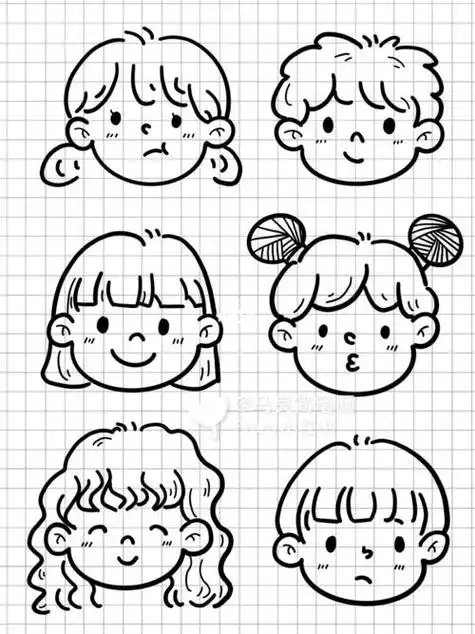 男孩女孩简笔画男孩女孩简笔画卡通可爱