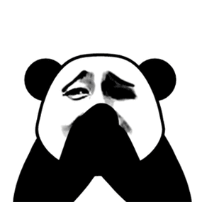 熊猫头捂脸笑gif-发表情