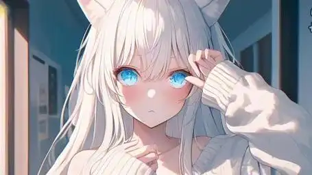 我看你像一个前凸后翘还不要彩礼车房的白发猫耳娘