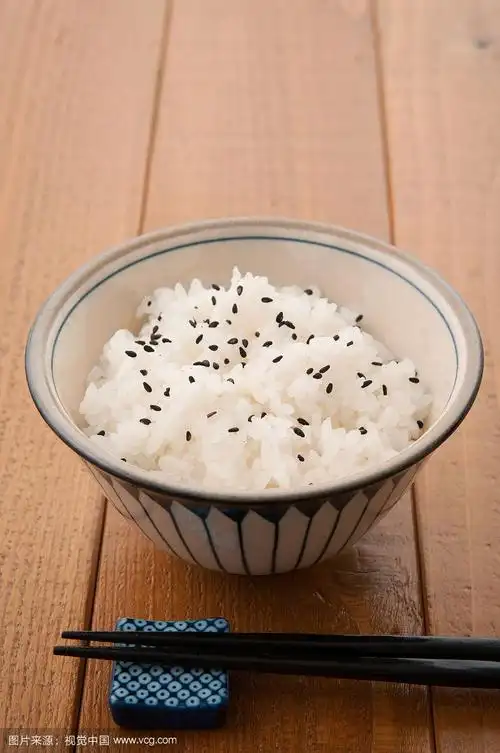 黑芝麻米饭,日本料理