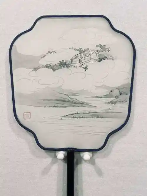 山水画小景 | 画扇子