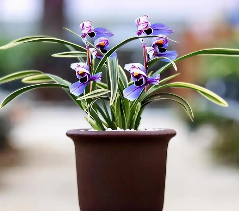 高级配色"紫月荷兰花",一起来看看