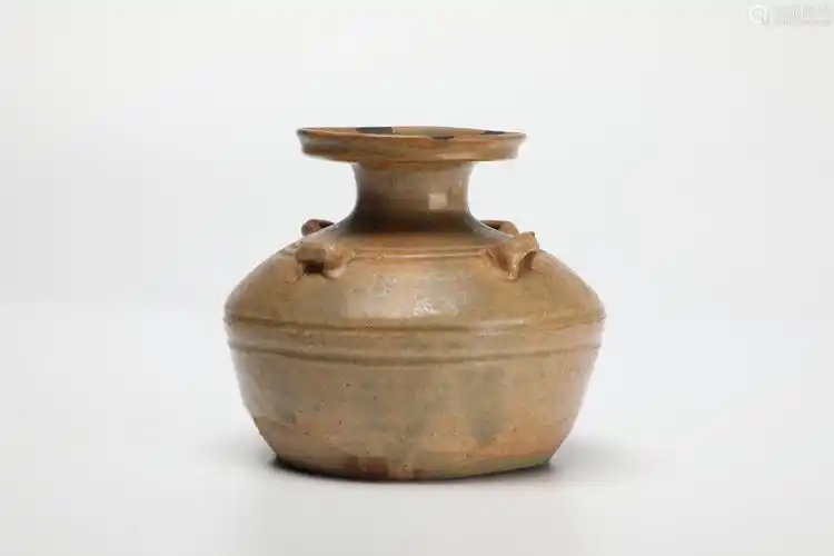 西晋时期越窑青釉四系瓶arareyuekilnceladonfourseriesvasewestern